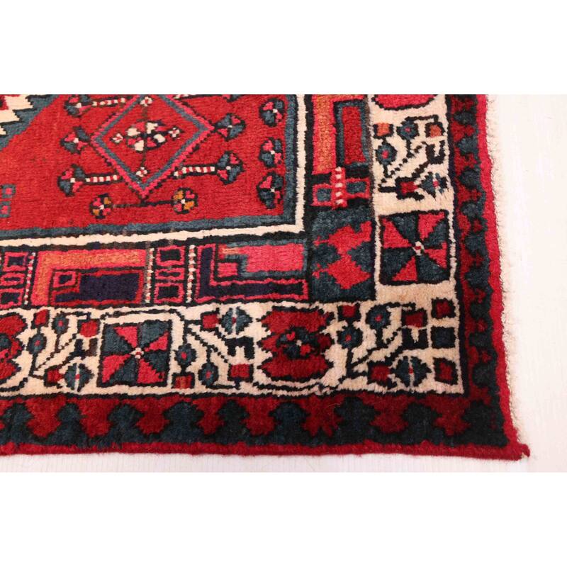ECARPETGALLERY Hand-knotted Konya Anatolian Red Wool Rug - 3'6 x 11'1