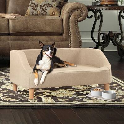 32"Pet Sofa Pet Bed Dog Sofa Cat Bed With Cushion - 32.3*23.6*15.7INCH