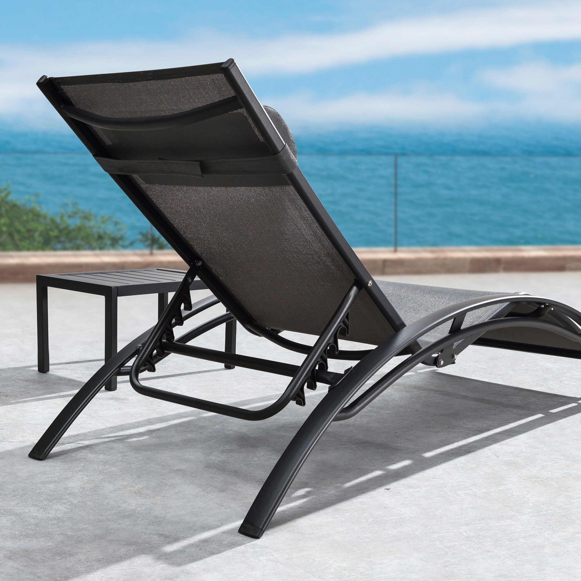 Purple leaf patio hot sale chaise lounge