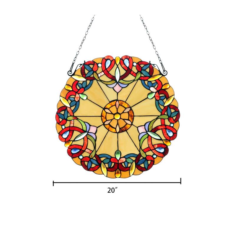 Victorian Design Window Panel/ Suncatcher