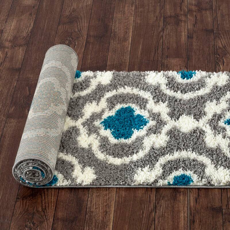 Porch & Den Touro Trellis Shag Area Rug