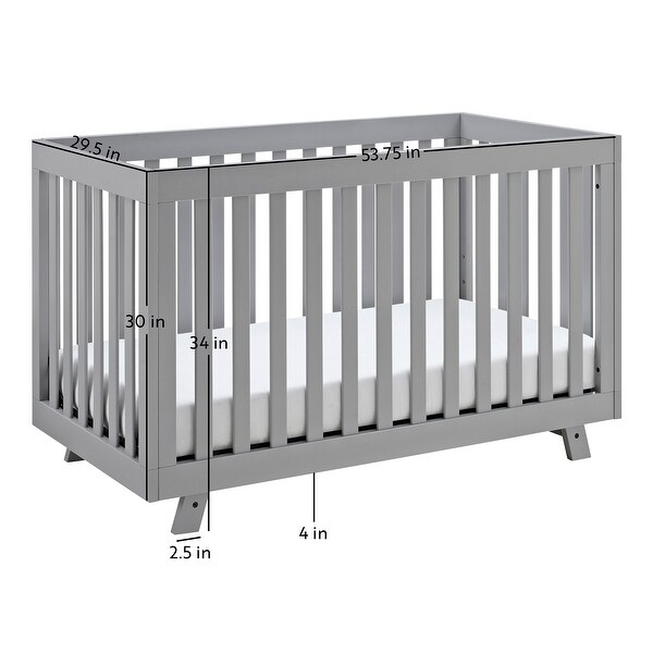 adjustable height crib