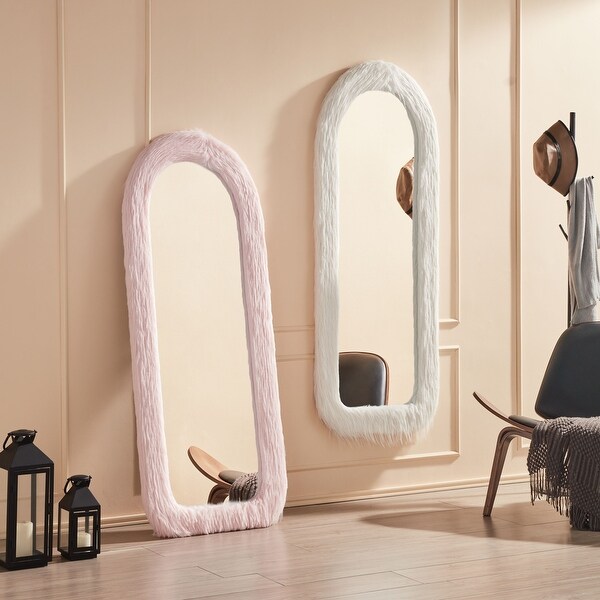 Free standing light up mirror on sale