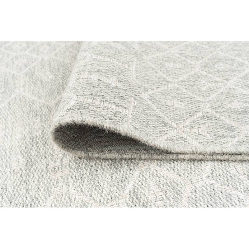 Seros Scandinavian Geometric Indoor/Outdoor Area Rug