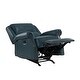 preview thumbnail 9 of 62, Ilario 32.67'' Wide Genuine Leather Manual Rocker Recliner, Set of 2