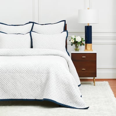 Hanima Navy Queen Quilt