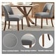 preview thumbnail 40 of 144, Wooden Dining Chairs Set of 2/4/6,Modern Fabric Upholstered Dining Room Chair Kitchen Chairs