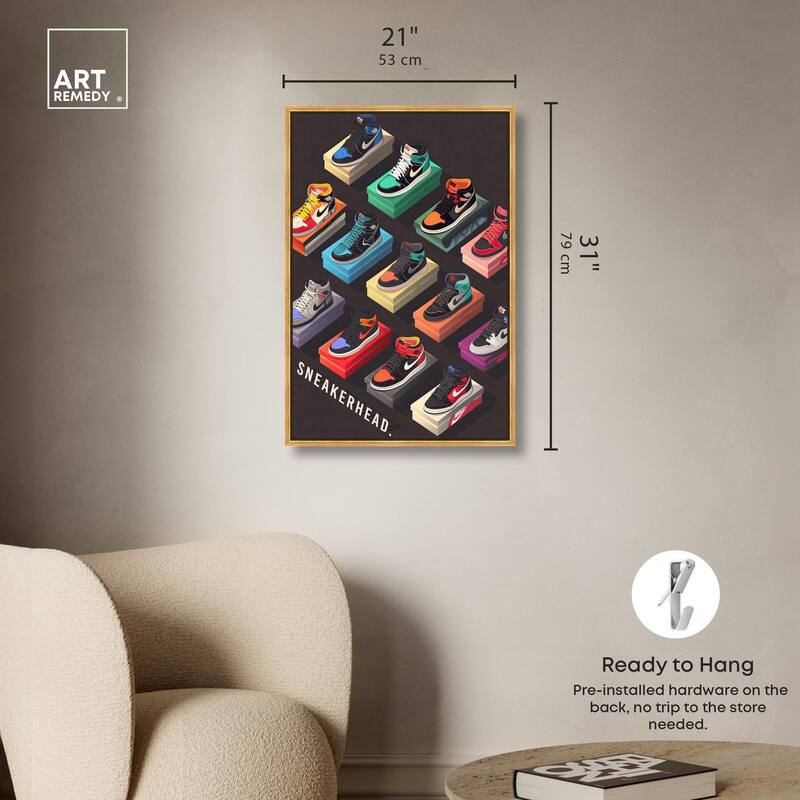 Sneaker Collection Dreams Canvas by Art Remedy