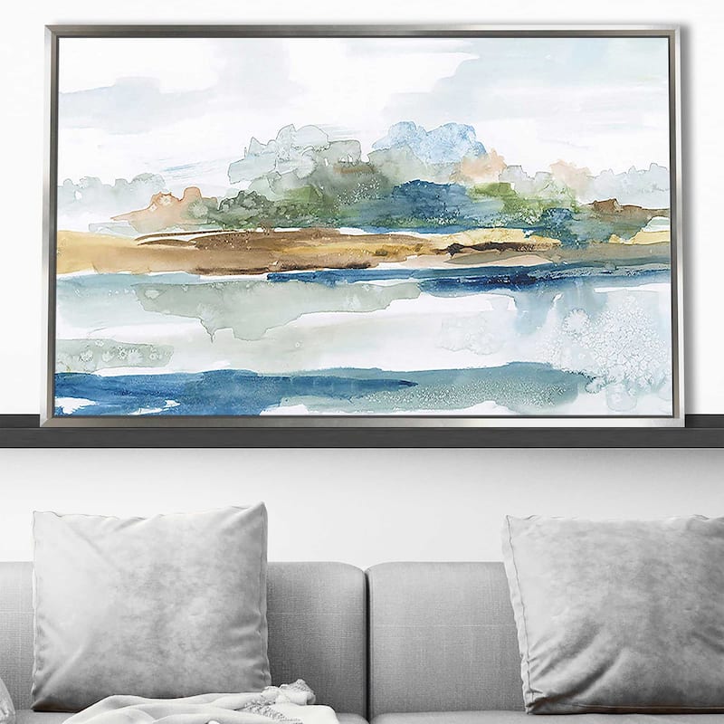 "Blue Solace" Print on Floating Canvas
