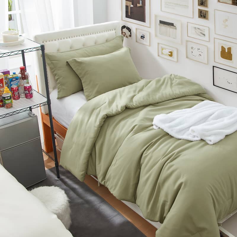Dorm Haul® - Cozy College Comforter Set - Twin XL Bedding - Elm