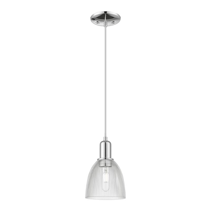 Innovations Lighting Endless Possibilities Arcadia - Castile - 1 Light 6" Cord Hung Mini Pendant - Clear/Polished Chrome