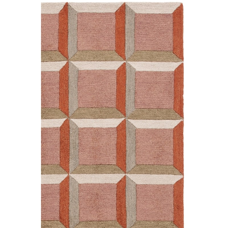 SAFAVIEH Handmade Genre Hikariko Mid-Century Modern Wool Rug