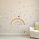 preview thumbnail 3 of 4, Walplus Colorful Rainbow Butterflies Kids Wall Sticker Nursery Decor