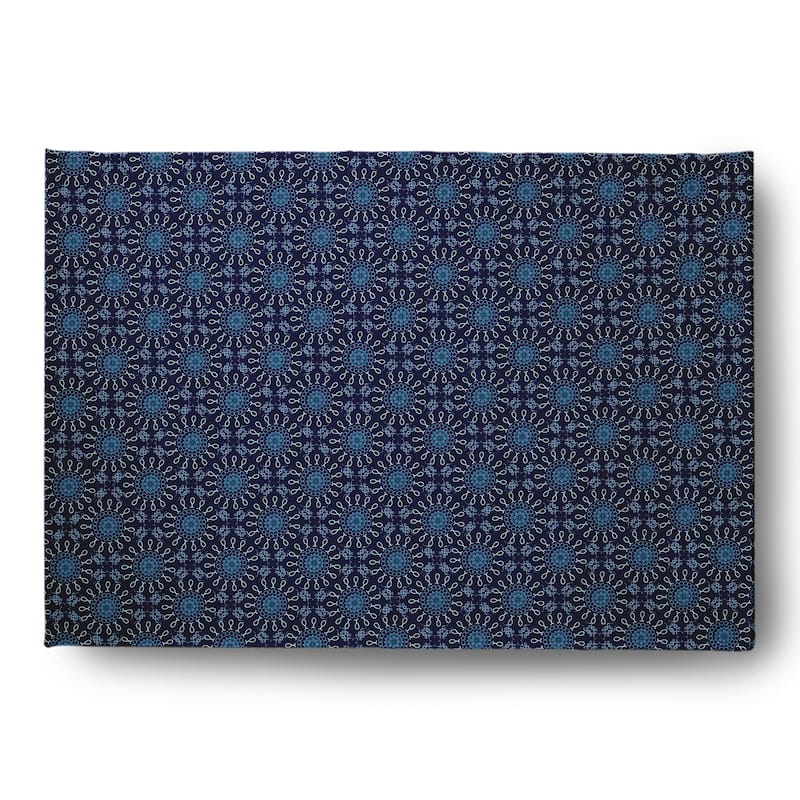 Sun Tile Rug - Spring Navy - 4' x 6'