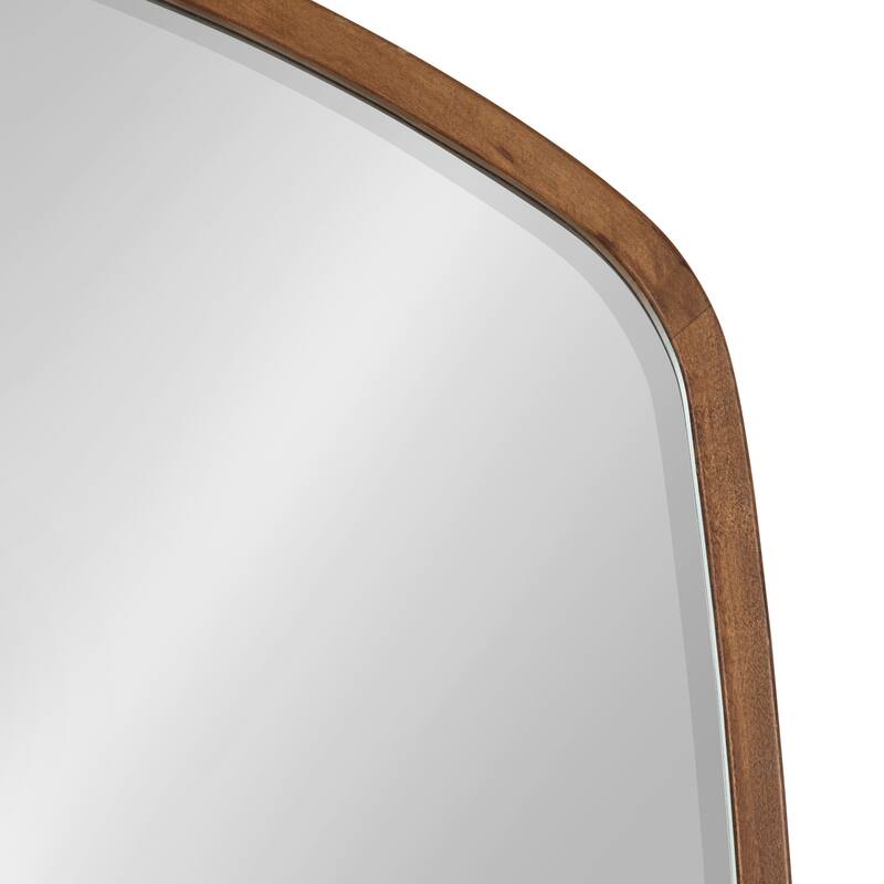 Kate and Laurel McLean Oval Wood Framed Mirror
