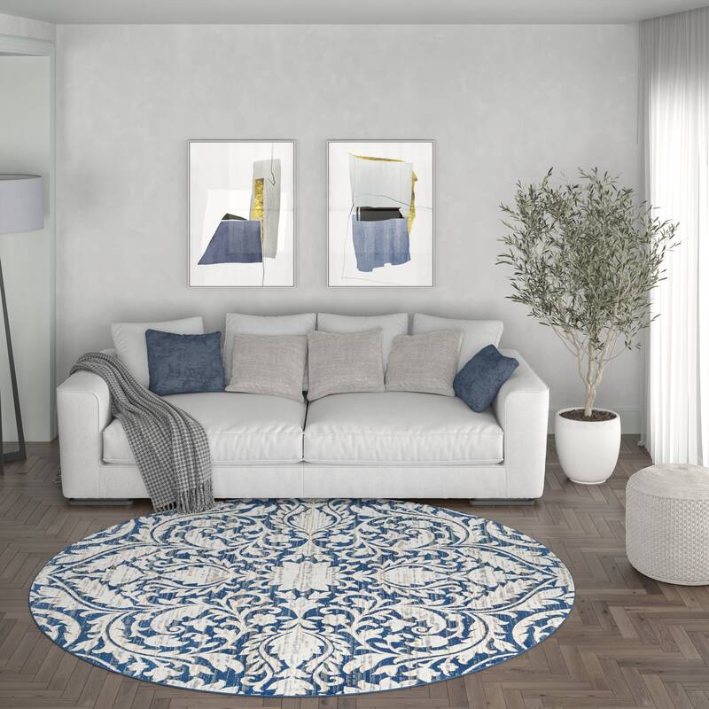 Carrington Farmhouse Floral & Botanical Indoor Area Rug