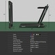 preview thumbnail 75 of 80, SuperFit 2.25HP 2 in 1 Folding Treadmill Remote Control W/ APP
