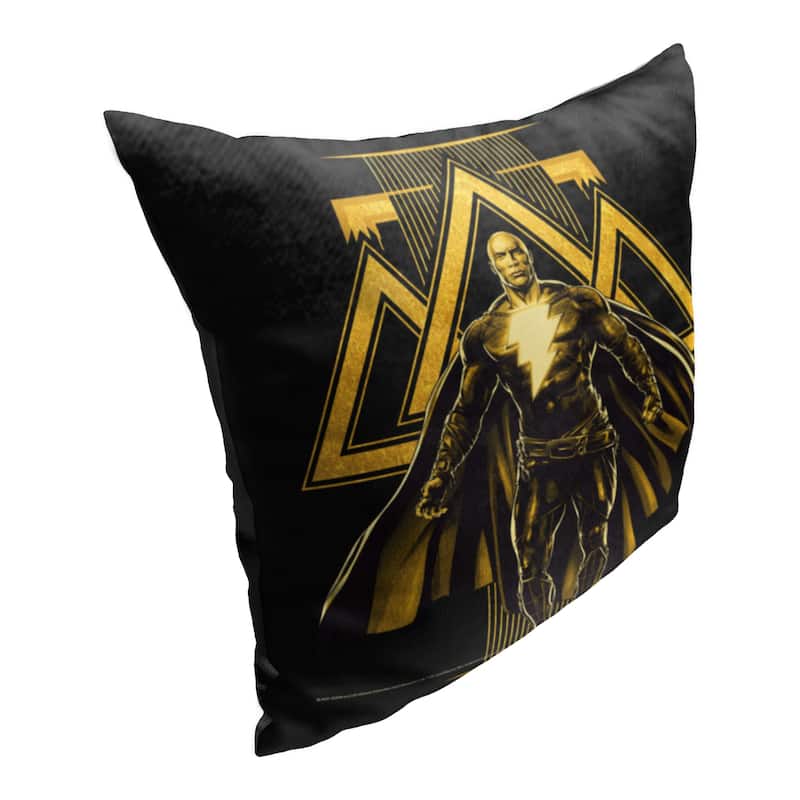 Warner Brothers Black Adam Justice Is Golden Pillow