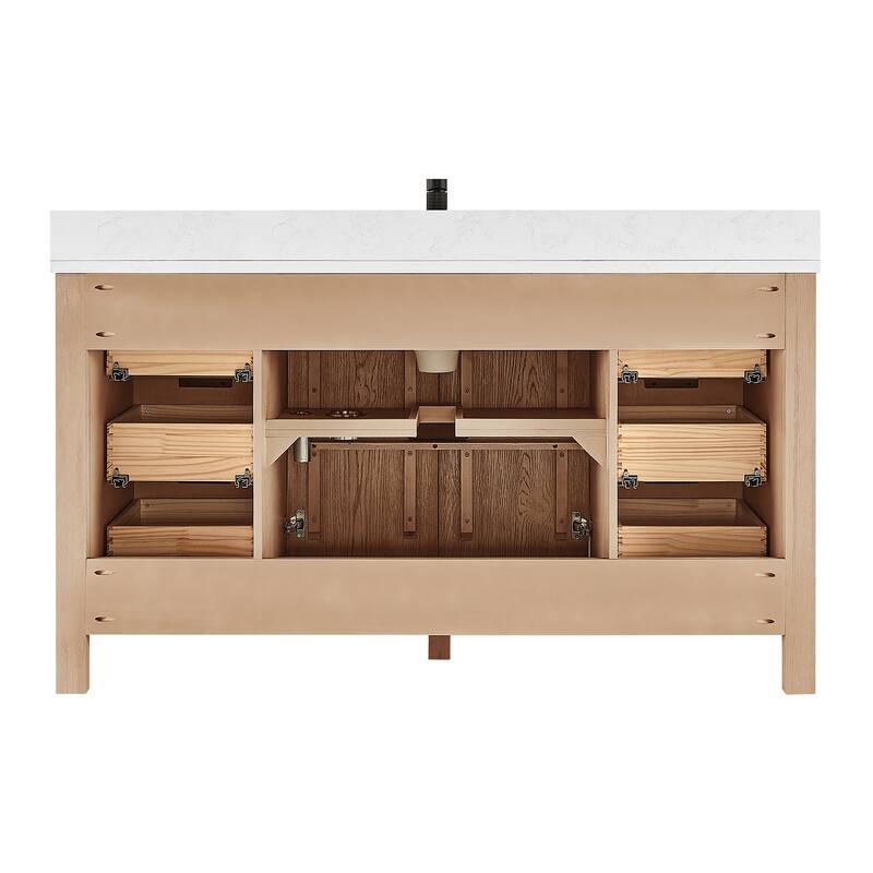Shenzhen Bath Vanity with Composite Stone Top without Mirror
