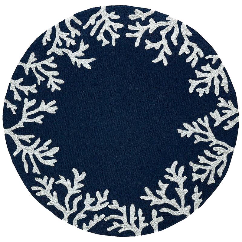 Liora Manne Capri Coral Border Indoor/Outdoor Rug