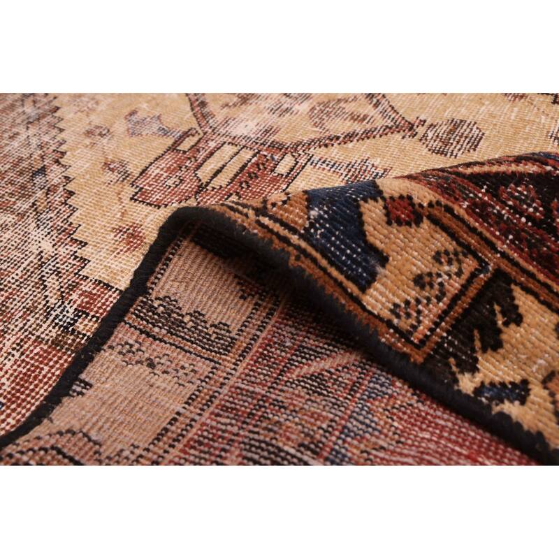 ECARPETGALLERY Hand-knotted Antalya Vintage Copper Wool Rug - 4'7 x 6'5