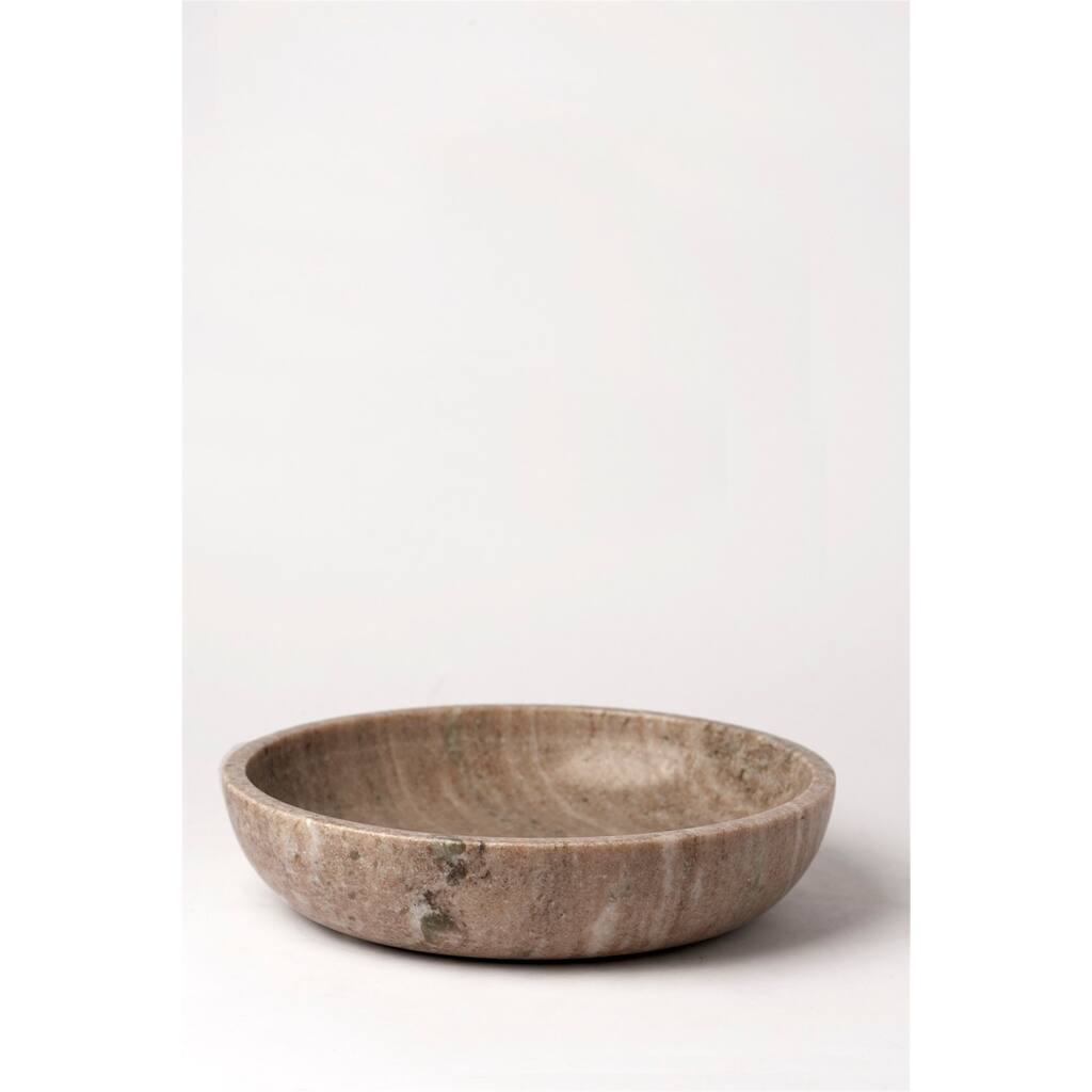 Lg. Brown Galaxy Marble Bowl 10"
