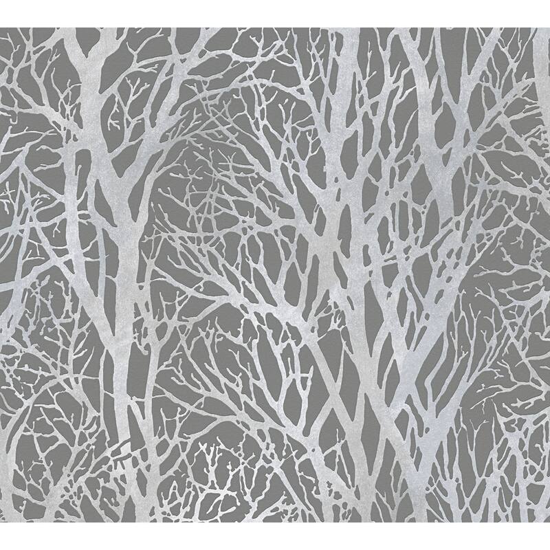 Advantage Yasuo Grey Tree Branch Wallpaper - 20.9in x 396in x 0.025in - 20.9in x 396in x 0.025in