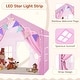 preview thumbnail 6 of 28, EROMMY Kids Tent Playhouse with LED Star Lights and Padded Mat, Large Indoor Toddler Tent for Boys and Girls.