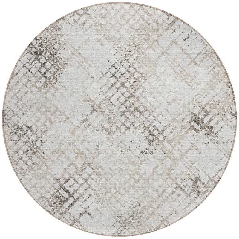 HomeRoots Geometric Transitional Rectangle Outdoor Rug
