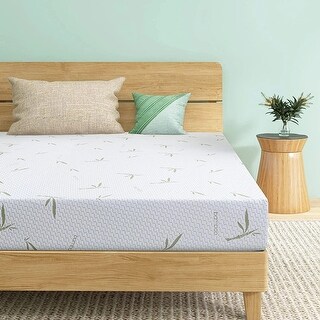 6-10IN Memory Foam Mattress Medium-Firm Feel with Bamboo Cover, CertiPUR-US Certified