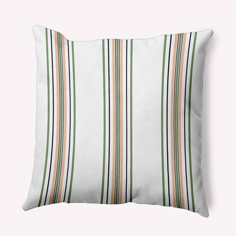 Smart Stripes Indoor/Outdoor Throw Pillow - Sage - 18" x 18"