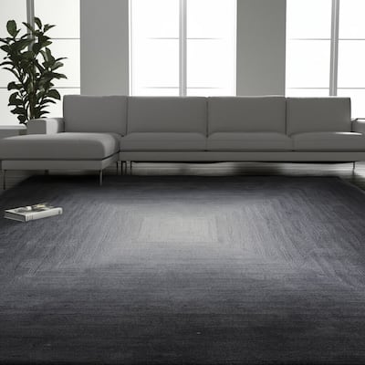 HomeRoots Abstract Industrial Rectangle Area Rug