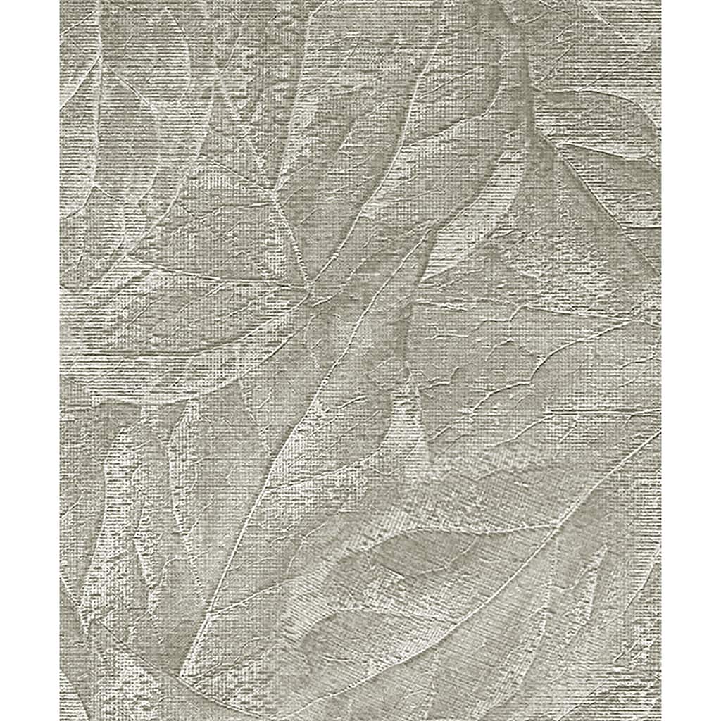Fine Decor Aspen Sterling Leaf Wallpaper