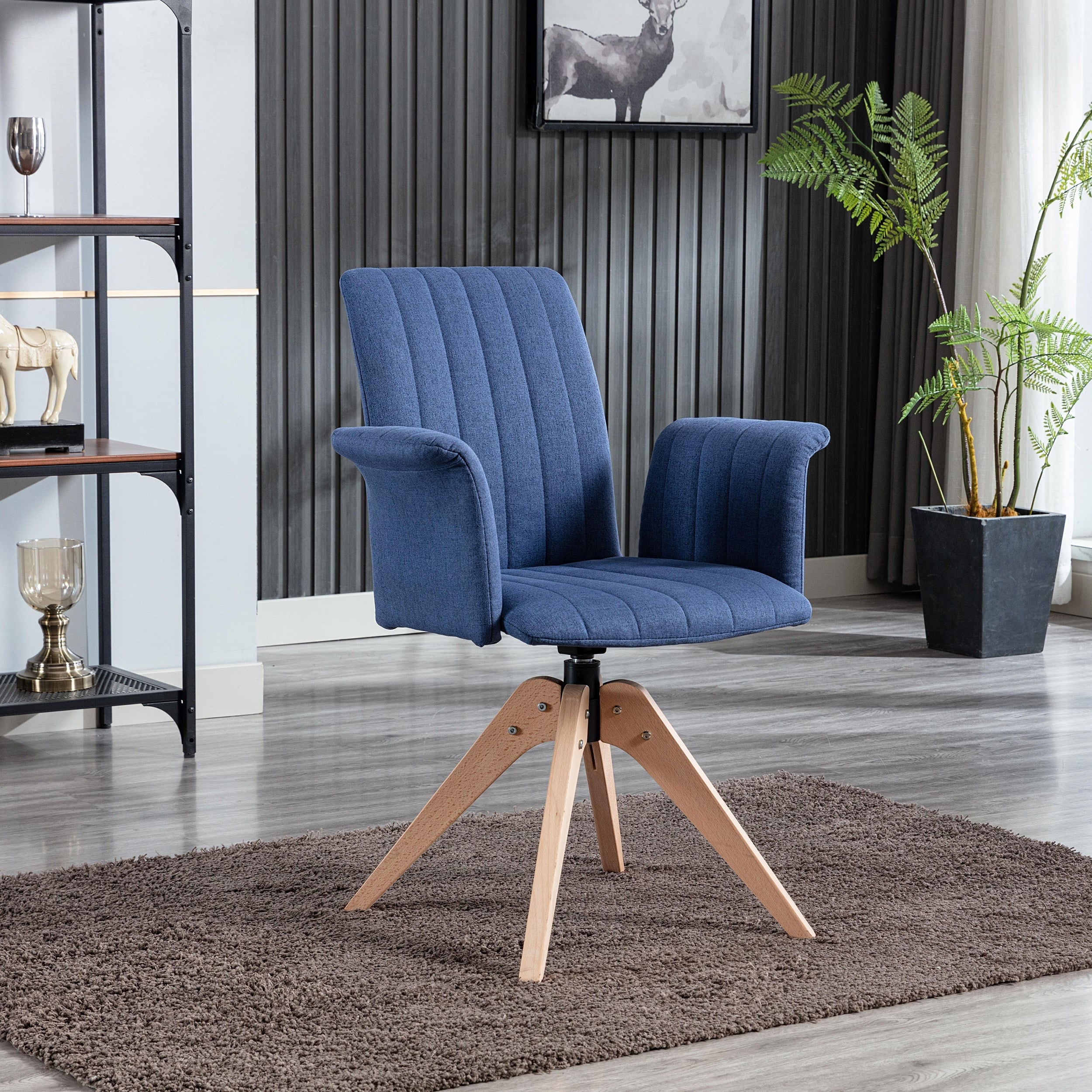 Fabric swivel clearance dining chairs