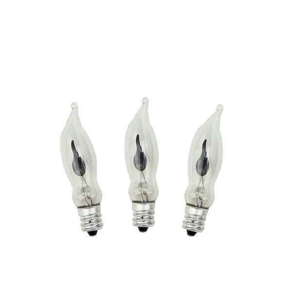 Shop Set Of 3 Clear Flickering C7 Electric Hanukkah Menorah Replacement Bulbs N A Free Shipping On Orders Over 45 Overstock 16538692