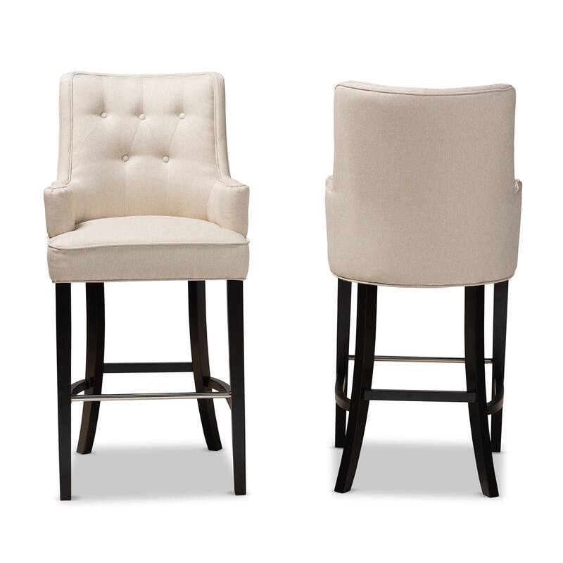 Aldon Modern and Contemporary 2-Piece Bar Stool Set