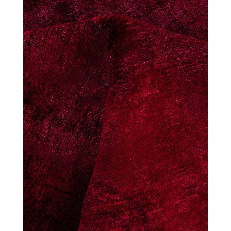 Vibrance One-of-a-Kind Hand-Knotted Area Rug - Red, 7' 7" x 9' 10" - 7' 7" x 9' 10"