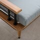 preview thumbnail 10 of 15, Cambridge Casual Mosko Teak Metal Loveseat with Cushion