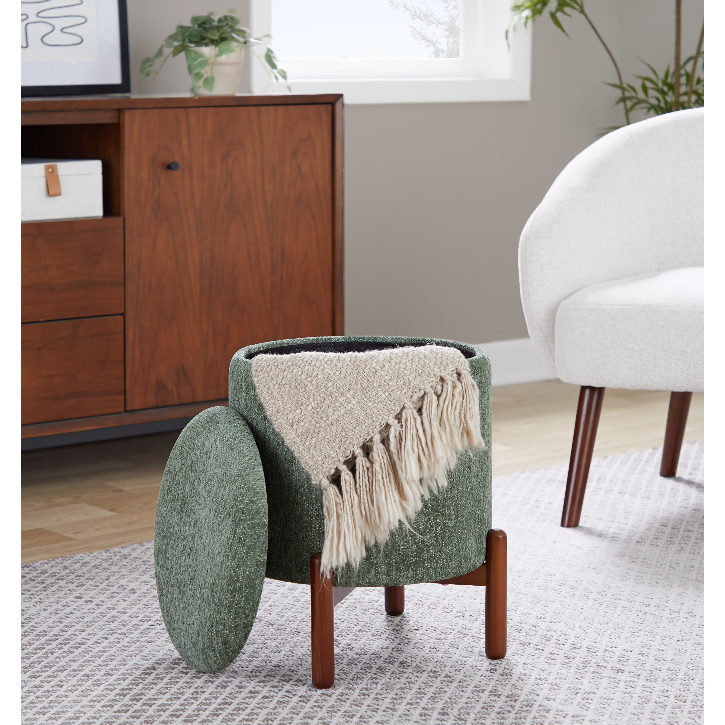 Carson Carrington Galotti Wood Storage Ottoman