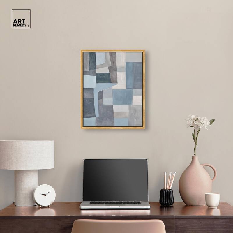 Tessellated Tones I Canvas by Art Remedy