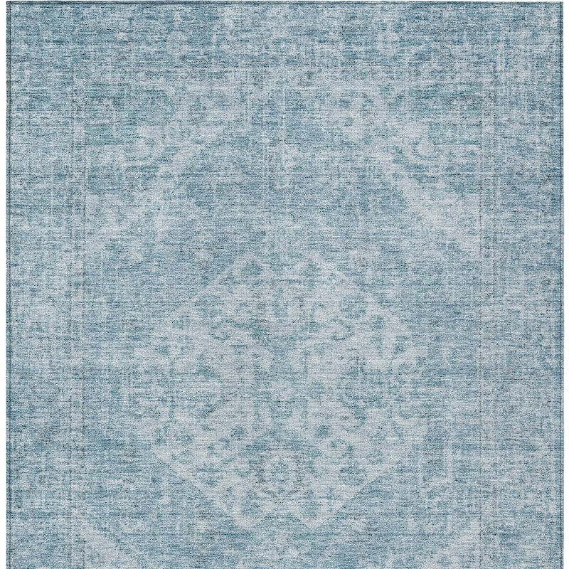 HomeRoots Oriental Traditional Rectangle Outdoor Rug