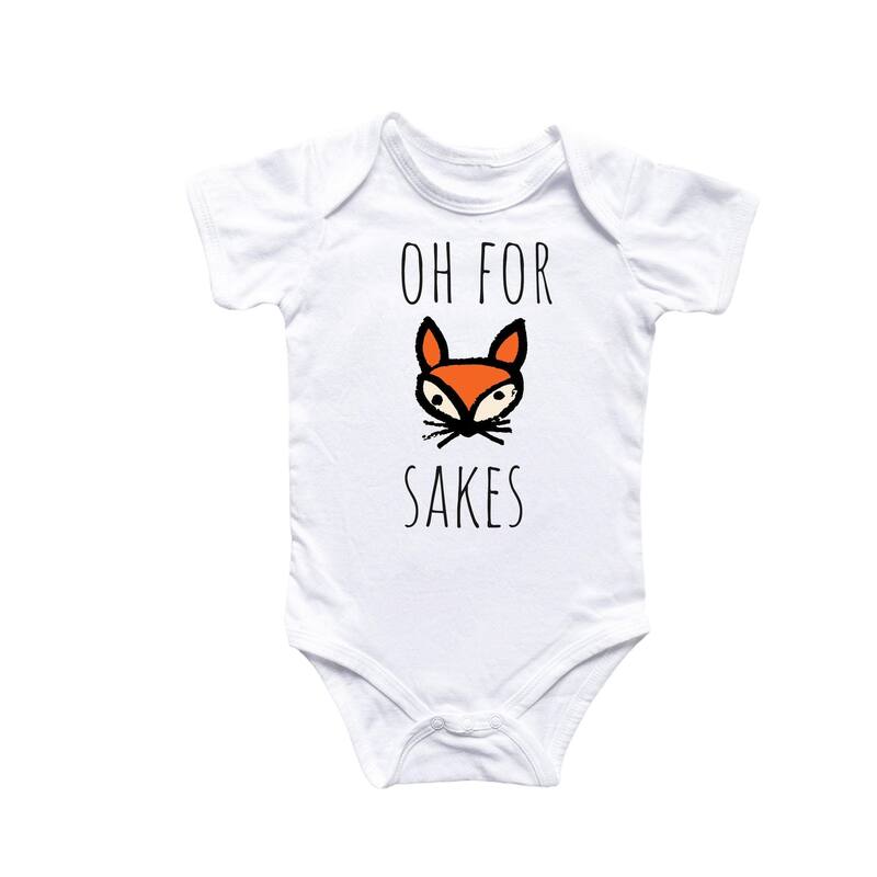 Fox Animal - Baby Boy Girl Clothes Infant Bodysuit Funny Cute Newborn 2 - Blue - 0-3M