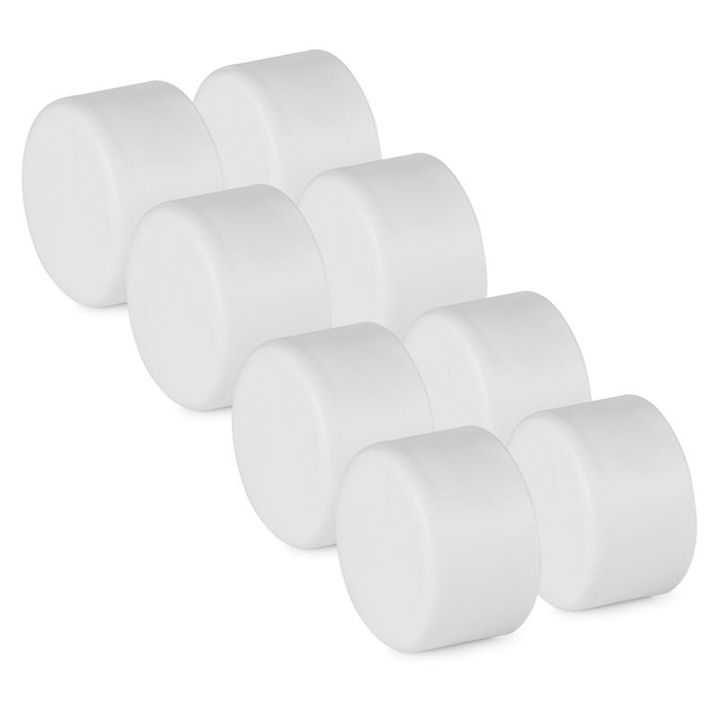 HydroTools In Ground Swimming Pool Ladder Replacement Rubber Bumpers, 8 Bumpers - 0.8