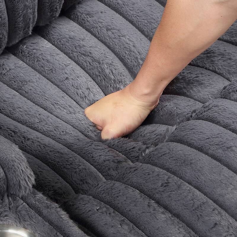 Brynda 38" Corduroy Manual Reclining Chair with Cup Holders