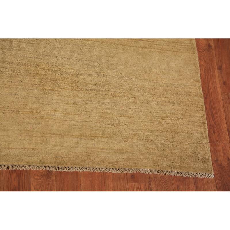 Gabbeh Oriental Area Rug Hand-Knotted Tribal Wool Carpet - 7'11" x 9'9"