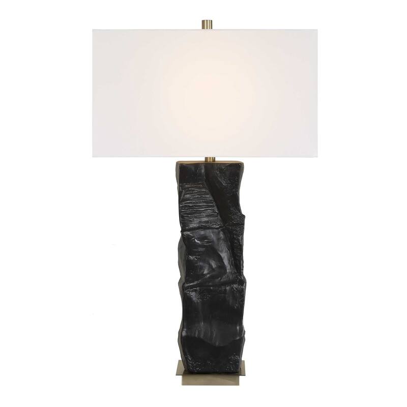 Uttermost Altaria Black Table Lamp - 20.00" W x 33.00" H x 11.00" D