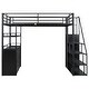 preview thumbnail 19 of 18, Creative Structure Full Size Heavy-Duty Metal Loft Bed Frame