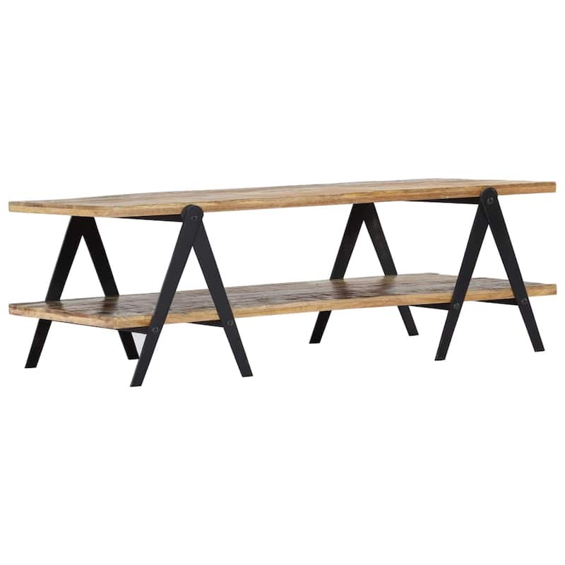 vidaXL Coffee Table 45.3"x23.6"x15.7" Solid Reclaimed Wood - 45.3" x 23.6" x 15.7"
