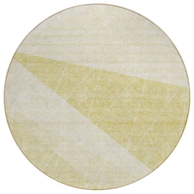 Machine Washable Indoor/ Outdoor Chantille Modern Prism Rug
