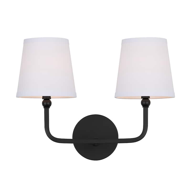 Dawson 2-light Brushed Nickel Bath/ Vanity Light